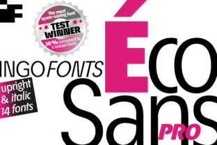 Éco Sans Pro Upright Italic: A Bold Typeface for Clear Campaigns